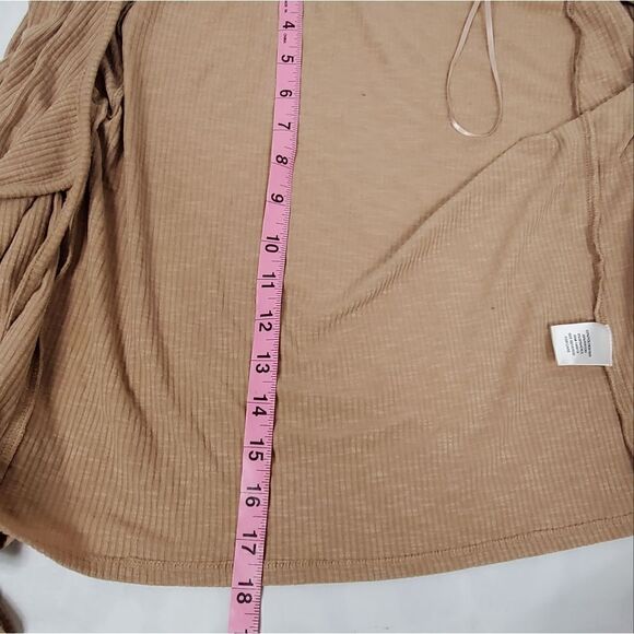 Freshman Tie Open Front Juniors Top - Picture 5 of 7